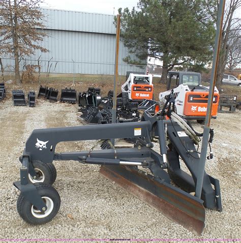 used skid steer grader blade|bobcat grader blade for sale.